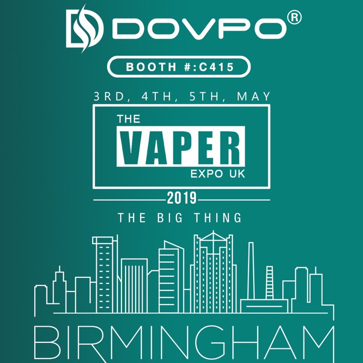 The Vaper EXPO UK 2019 Invitation from Dovpo